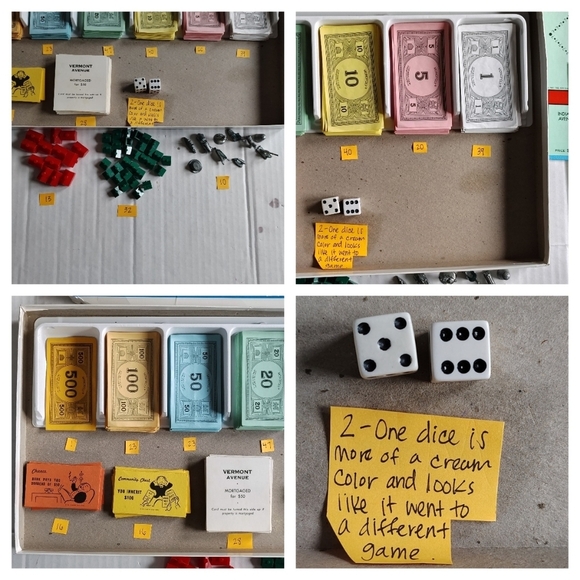 Vintage Monopoly Real Estate Trading Game By Parker Brothers Ages 8 To Adult - Picture 12 of 15